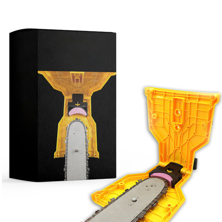 Chainsaw Sharpener Tool | Universal Fit for 1 and 2 Hole Guide Bars | Fast 3 Minute Touch Ups For Home, Camp and Job Sites 7