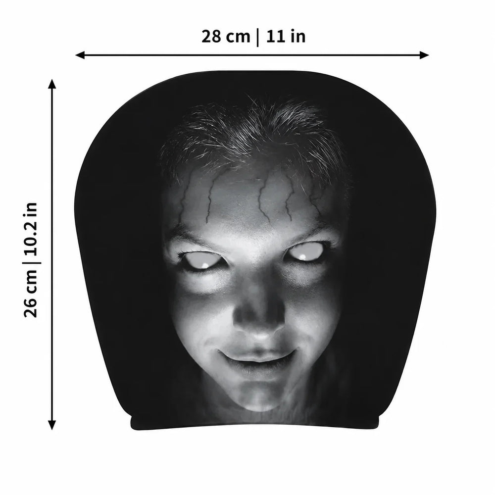 Car Headrest Cover Stretch Fabric | Novelty Design Fits Most Car Headrests | Protects Against Dust and Everyday Marks 2