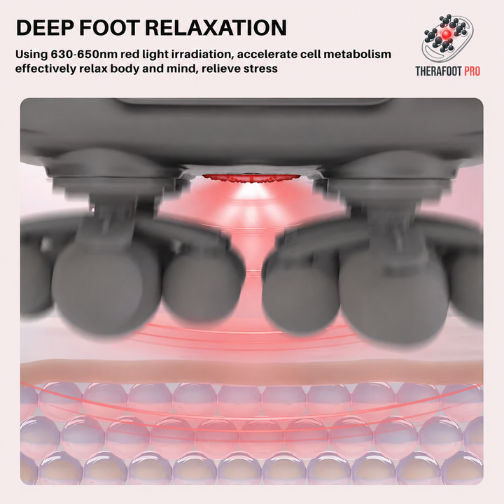 Plantar Fasciitis Massager | Hands-Free Vibrating Foot Platform with Multi-Node Massage Heads