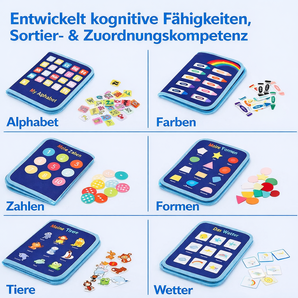 Felt Activity Board | 15 Everyday Skills Activities | Boosts Fine Motor Skills and Independence in Young Children 3