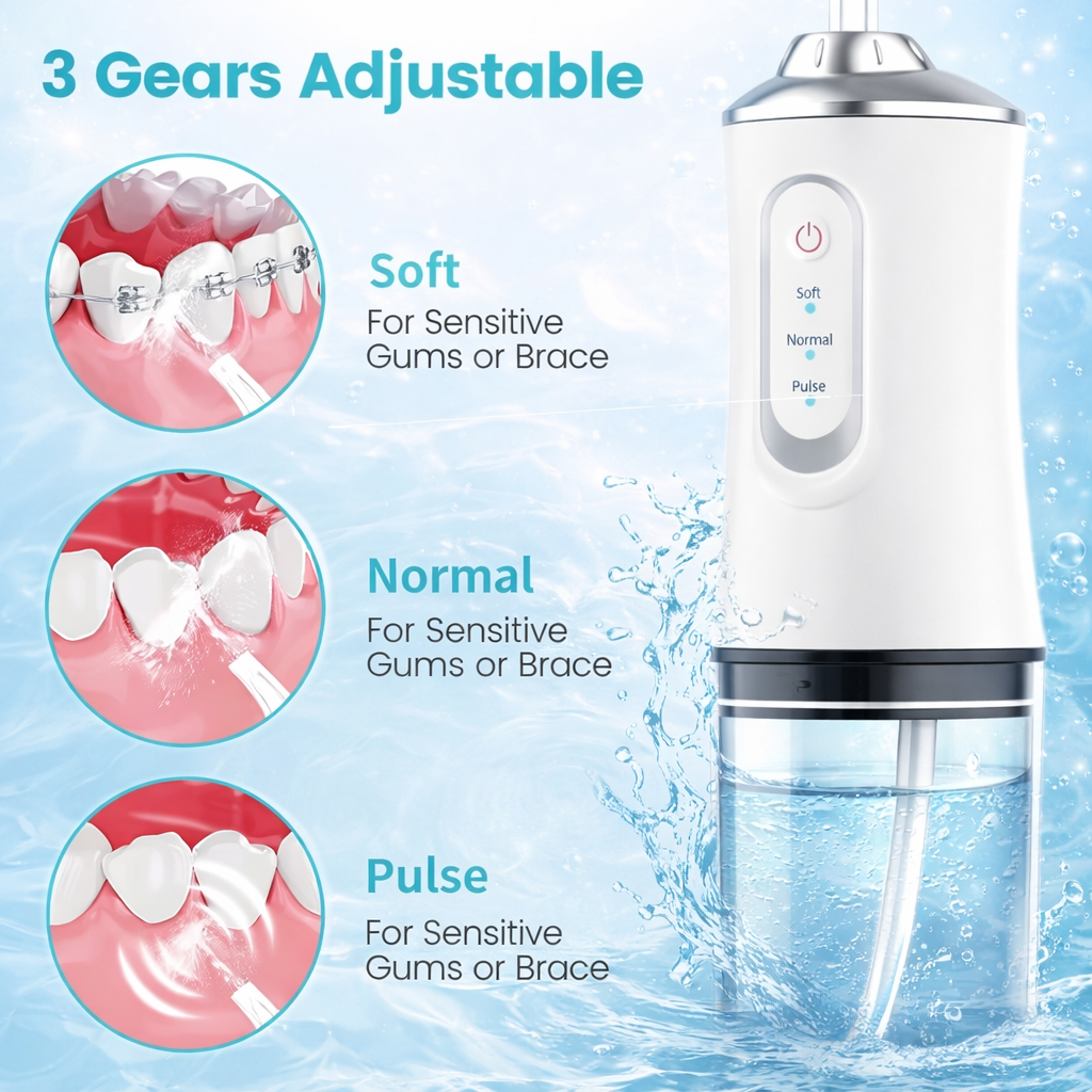 Tap Water Flosser | Adjustable Pressure Settings for Gentle to Intense Clean | Removes Plaque Between Teeth for a Fresher Smile 3