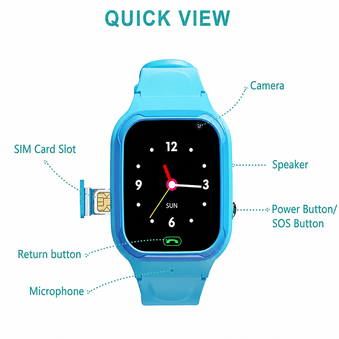 Kids Smart Watch | Calls, Camera And Location Sharing