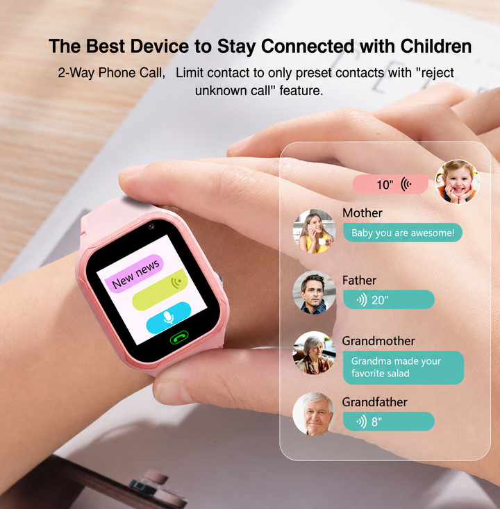 Kids Smart Watch | Calls, Camera And Location Sharing