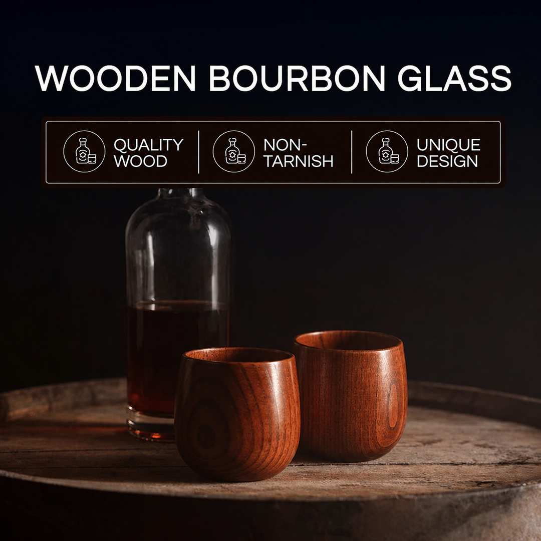 Savor Wooden Cup | Rounded Barrel Shape, Warm In Hand