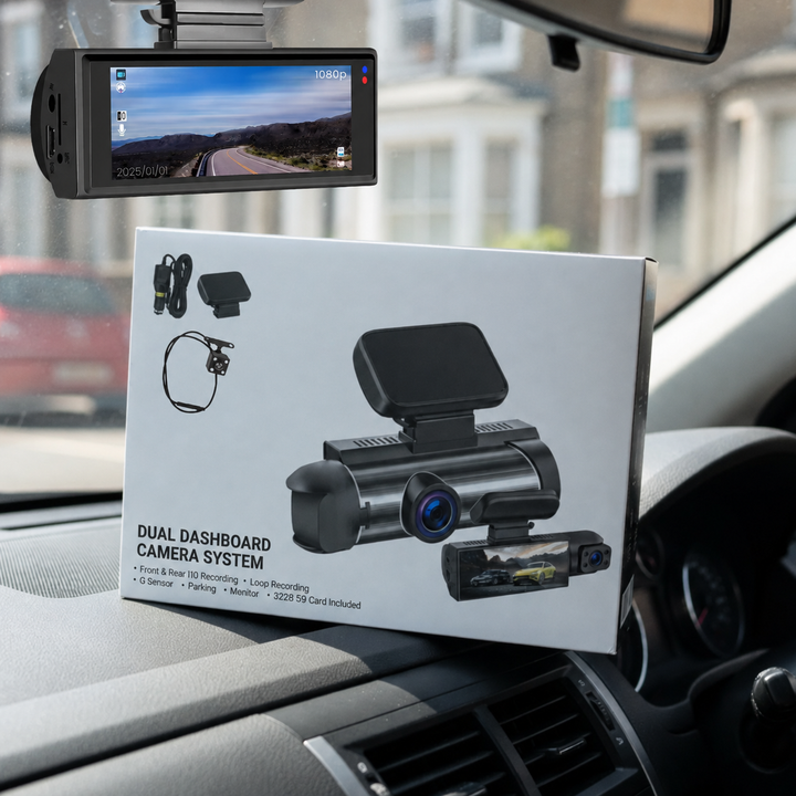 Dashboard Camera | Front And Rear 1080p Dash Cam