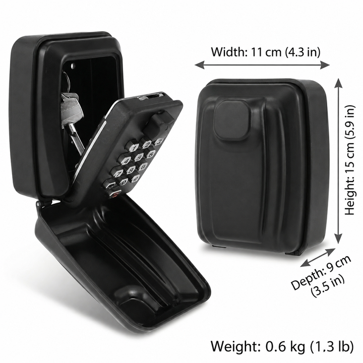 Key Safe | Wall Mounted Combination Box For Outdoors