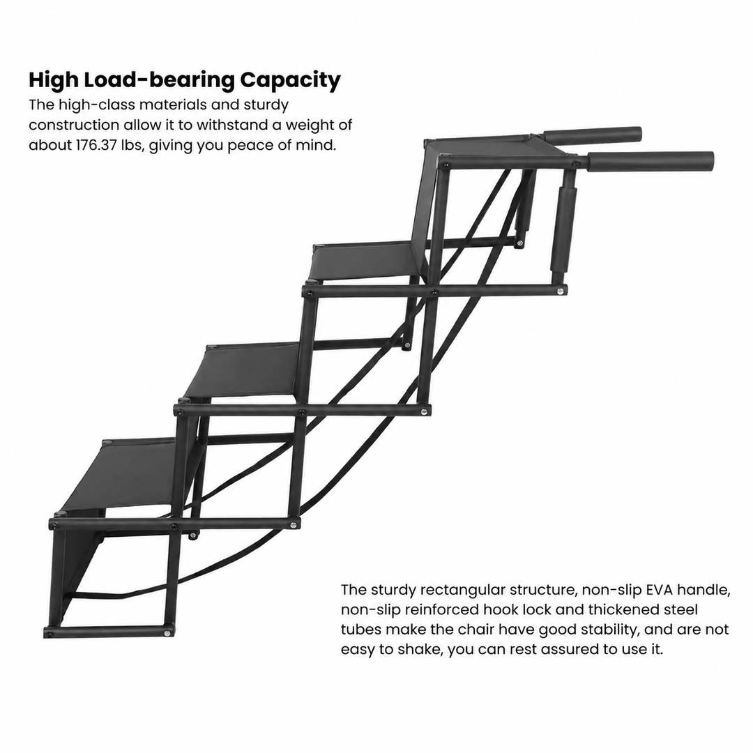 Dog Ramps For Cars | Folding Four Step Boot Stairs