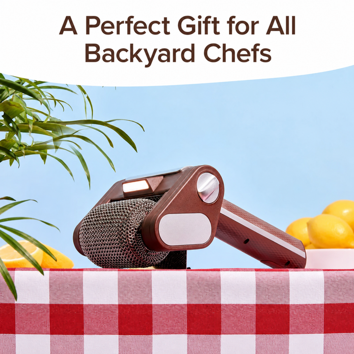 Barbecue Grill Brush | Cordless Bristle-Free Cleaner