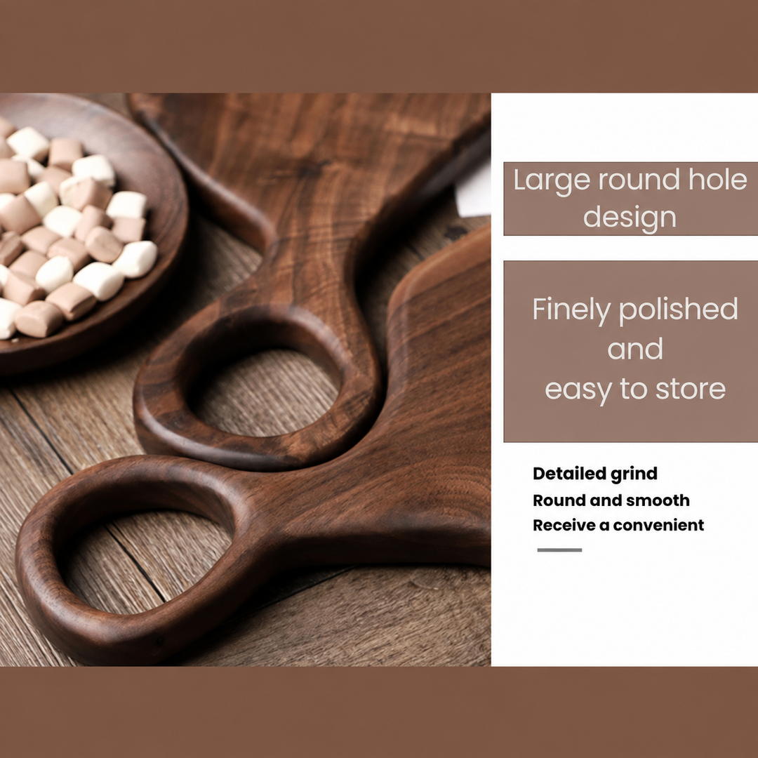 Walnut Chopping Board | Double-Sided Serving Paddle