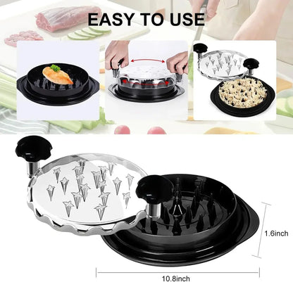 Chicken Shredder Tool Meat Mincing Grinder Machine with Lid 5