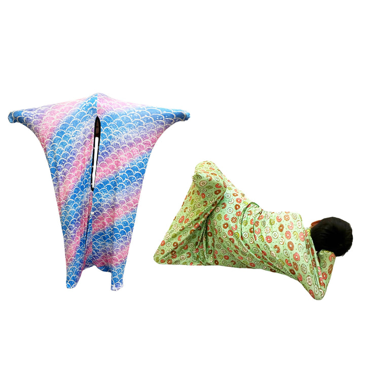 Children Sensory Body Sock | Cartoon Ocean Print Compression Suit