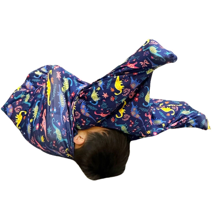 Children Sensory Body Sock | Cartoon Ocean Print Compression Suit
