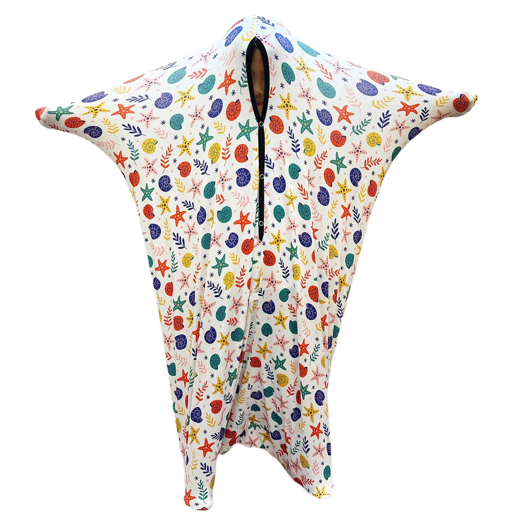 Children Sensory Body Sock | Cartoon Ocean Print Compression Suit