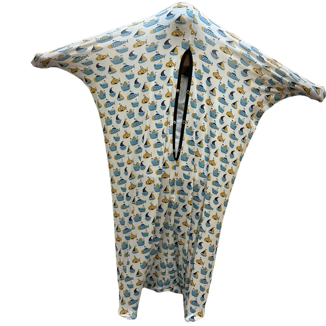 Children Sensory Body Sock | Cartoon Ocean Print Compression Suit