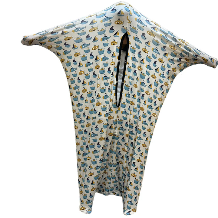 Children Sensory Body Sock | Cartoon Ocean Print Compression Suit