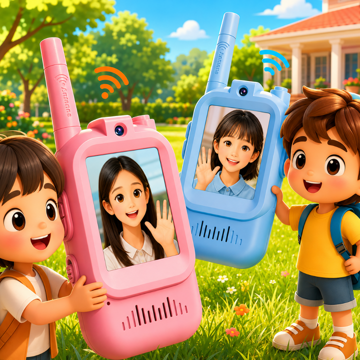 Video Walkie Talkie Toy Camera | Rechargeable 2-Pack with Live Video Display | Ideal for Indoor and Outdoor Adventures 1