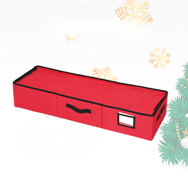 Christmas Ornament Storage Box | Holds Up to 64 Ornaments with Adjustable Dividers | Dust &amp; Moisture Resistant Fabric 8