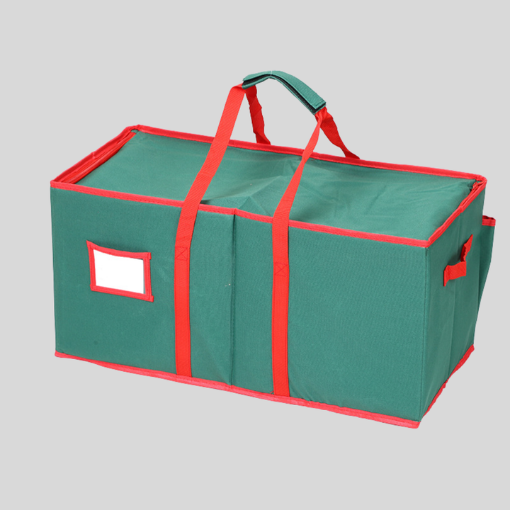 Christmas Ornament Storage Box | Holds Up to 64 Ornaments with Adjustable Dividers | Dust &amp; Moisture Resistant Fabric 4