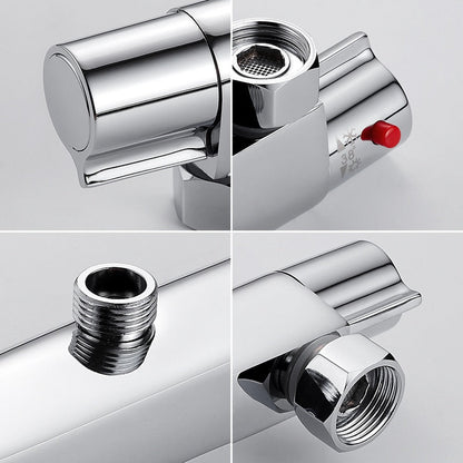 Classic | Thermostatic Shower Mixer Taps with Temperature Control | Wall-Mounted Design for Precise Water Flow 3