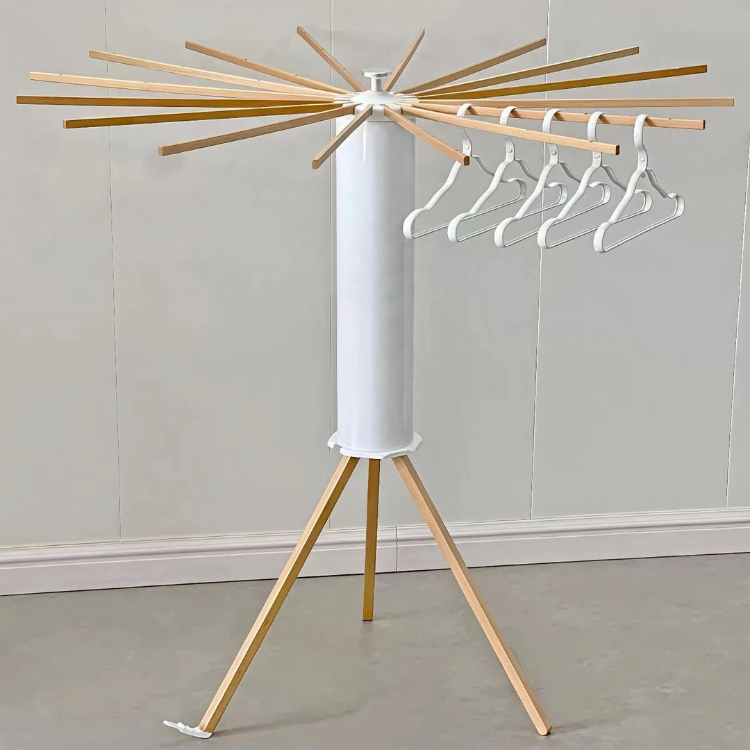 Clothes Drying Rack | Wooden Foldable Tripod Stand