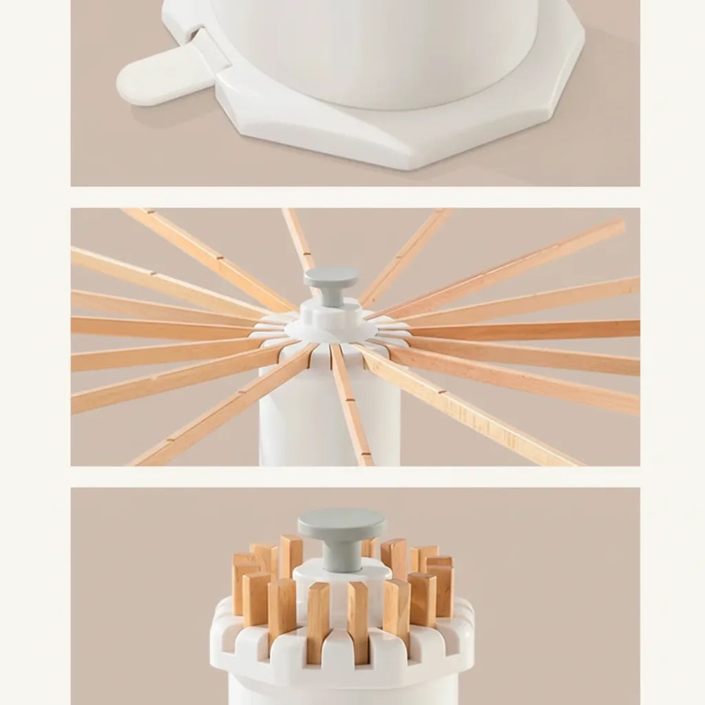 Clothes Drying Rack | Wooden Foldable Tripod Stand