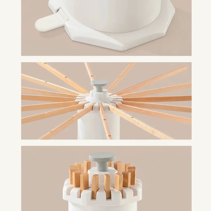 Clothes Drying Rack | Wooden Foldable Tripod Stand