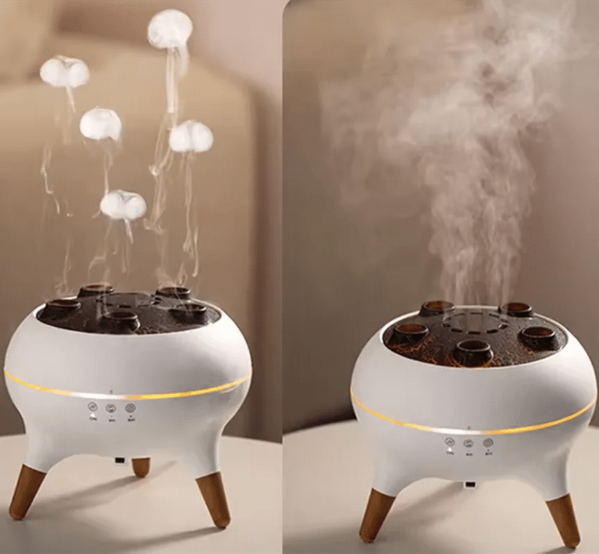 Cloud-Mist Aroma Diffuser | Multi-Jet Head, Colour Ring