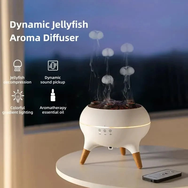 Cloud-Mist Aroma Diffuser | Multi-Jet Head, Colour Ring