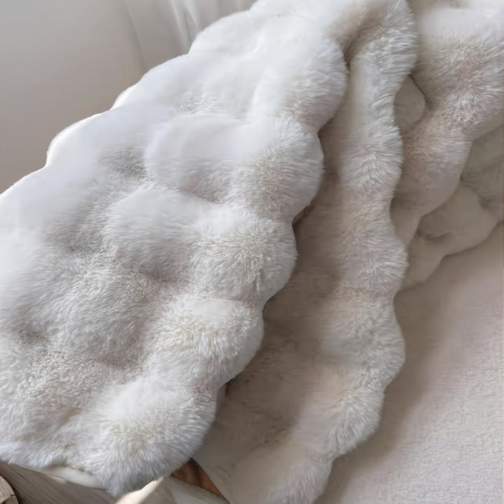 Cloud Comfort Round Bubble Rug | Soft Fluffy Circle Carpet 4
