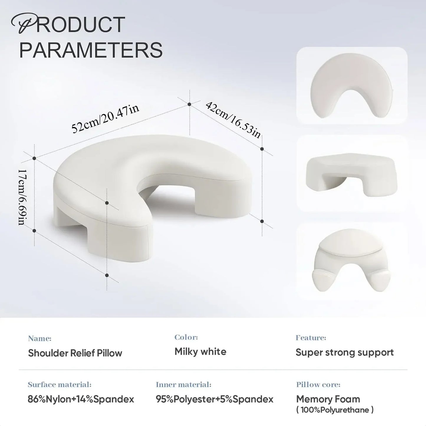 ComfortCloud | Neck Support Pillow with Arm Channels | Orthopedic Design for Neck Pain Relief 1