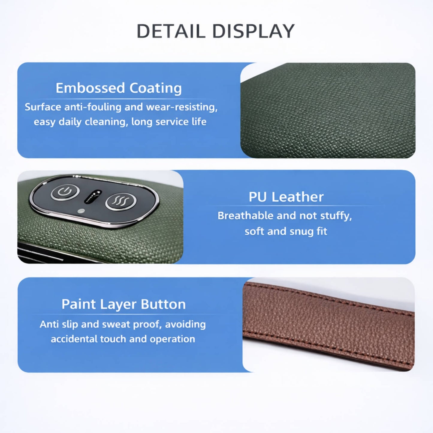 ComfortEase | Ergonomic Neck & Shoulder Massager with Heat | Portable Design for Relaxation 4