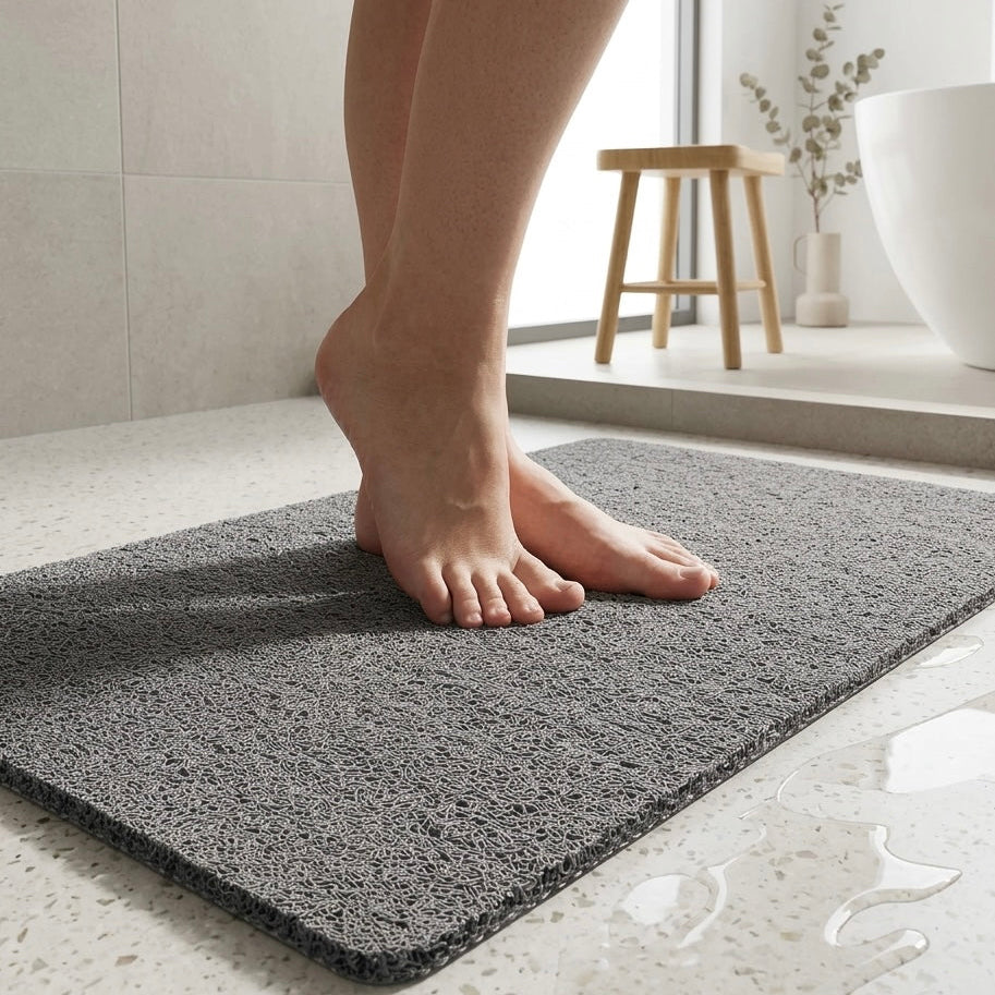 Comfort Grip | Non-Slip Bath Mat with Quick Drainage & Textured Surface | Safe Shower Experience 1