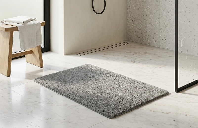 Comfort Grip | Non-Slip Bath Mat with Quick Drainage & Textured Surface | Safe Shower Experience