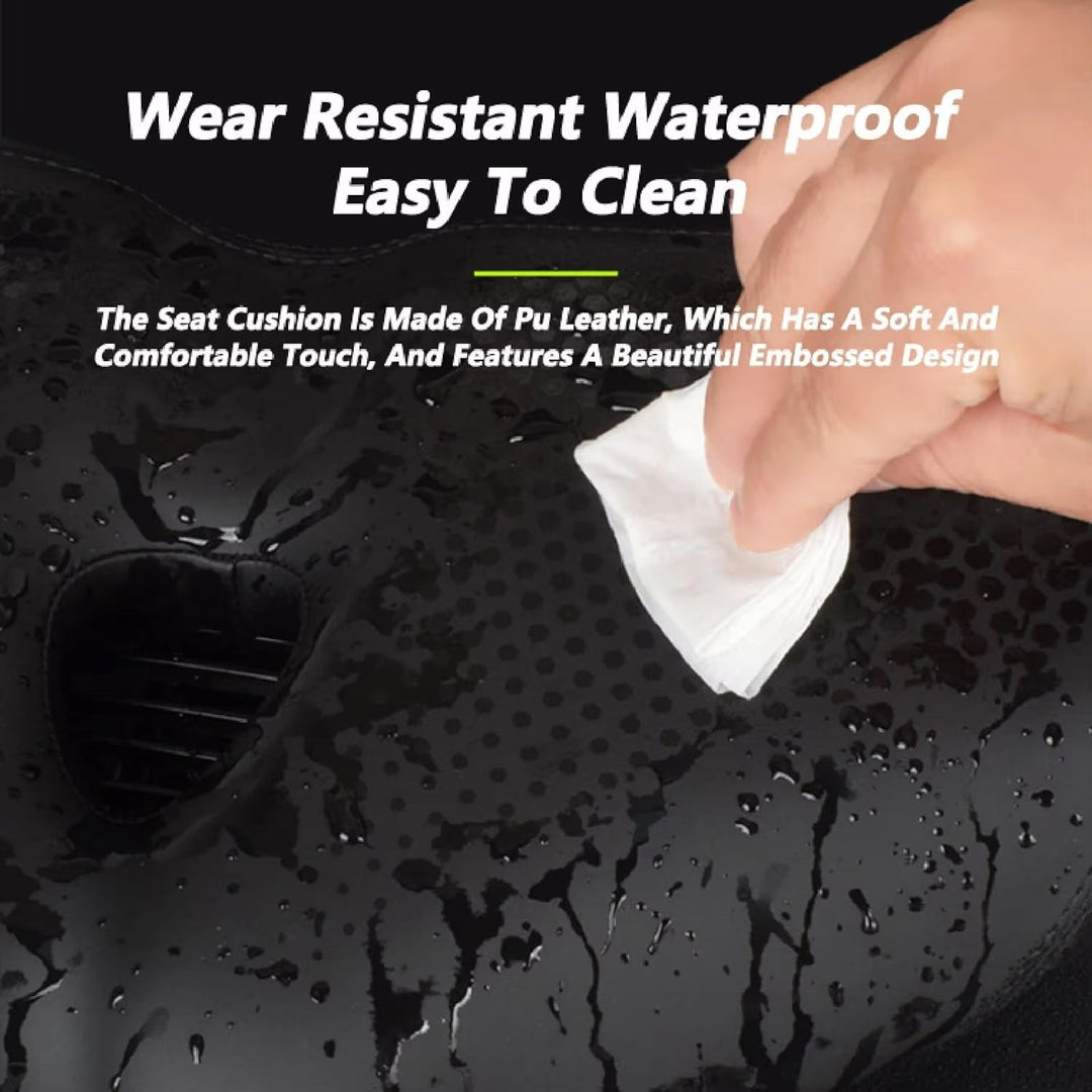 Comfortable Bike Seat | Oversized Noseless Design with Shock Absorption | Pain-Free Cycling for Long Rides
