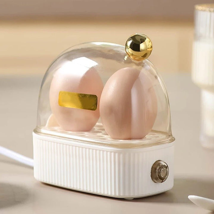 Compact Electric Egg Cooker | Domed Lid, Single Dial