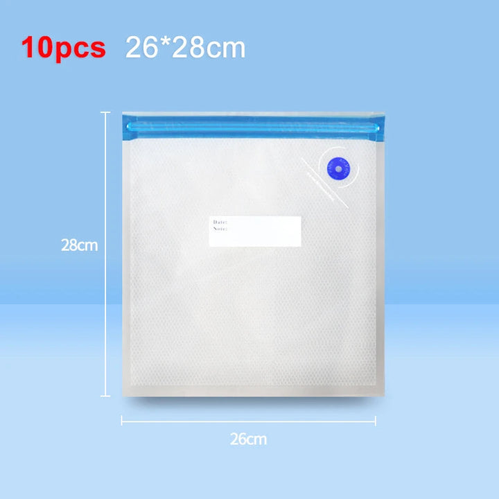 Compact Electric Vacuum Sealer | Portable Food Sealer with Reusable Bags