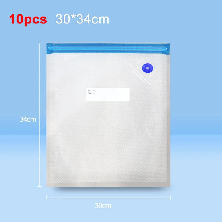 Compact Electric Vacuum Sealer | Portable Food Sealer with Reusable Bags