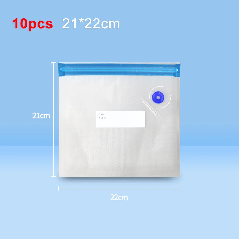 Compact Electric Vacuum Sealer | Portable Food Sealer with Reusable Bags