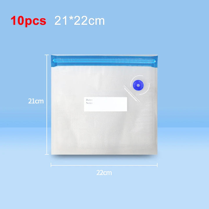 Compact Electric Vacuum Sealer | Portable Food Sealer with Reusable Bags