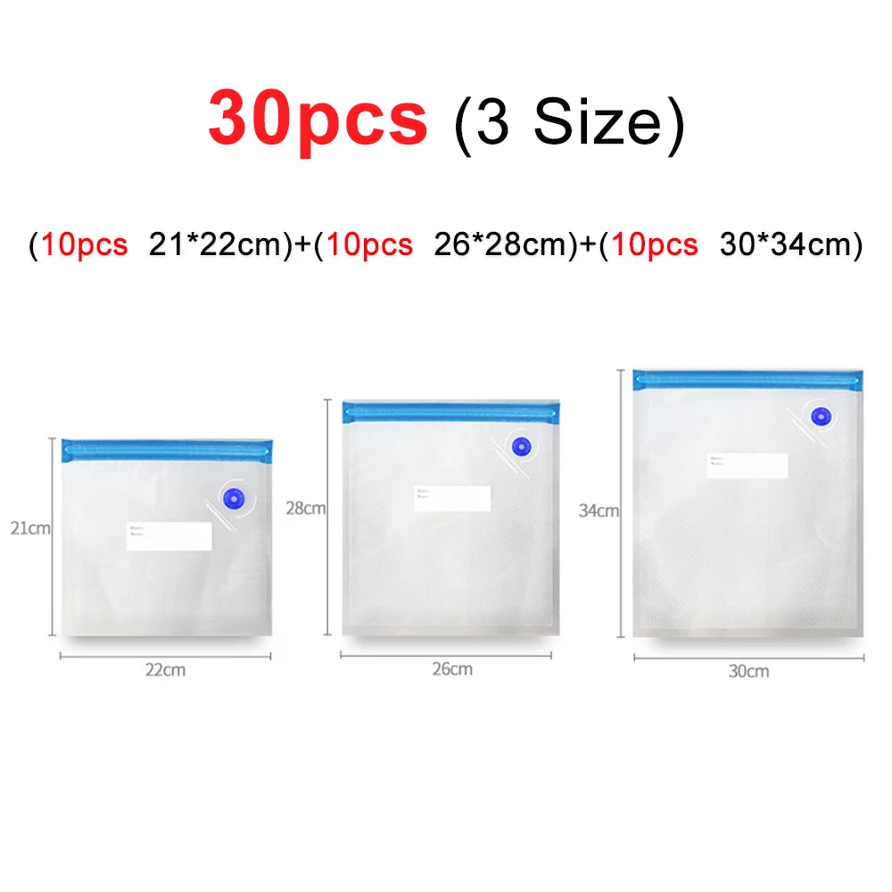 Compact Electric Vacuum Sealer | Portable Food Sealer with Reusable Bags