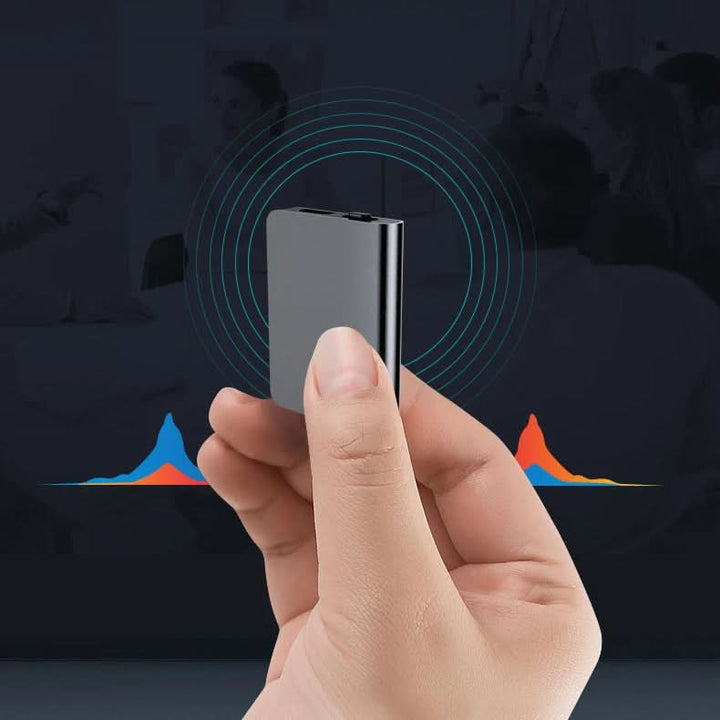 Compact Mini Voice Recorder | Noise Reduction | 50Hr Battery | 8GB | WAV Format