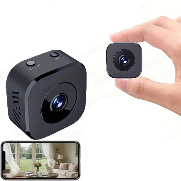 Compact Mini Wireless Security Camera | 1080P HD | Night Vision | Indoor