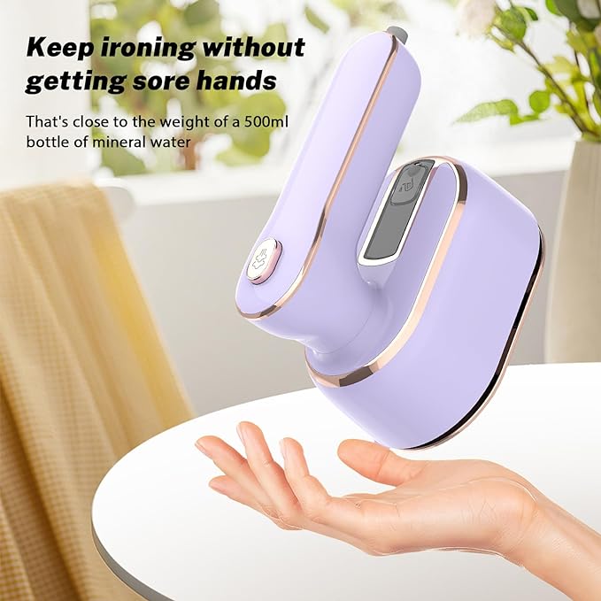 Compact Steam Iron | Irons Flat Or Steams Hanging Clothes