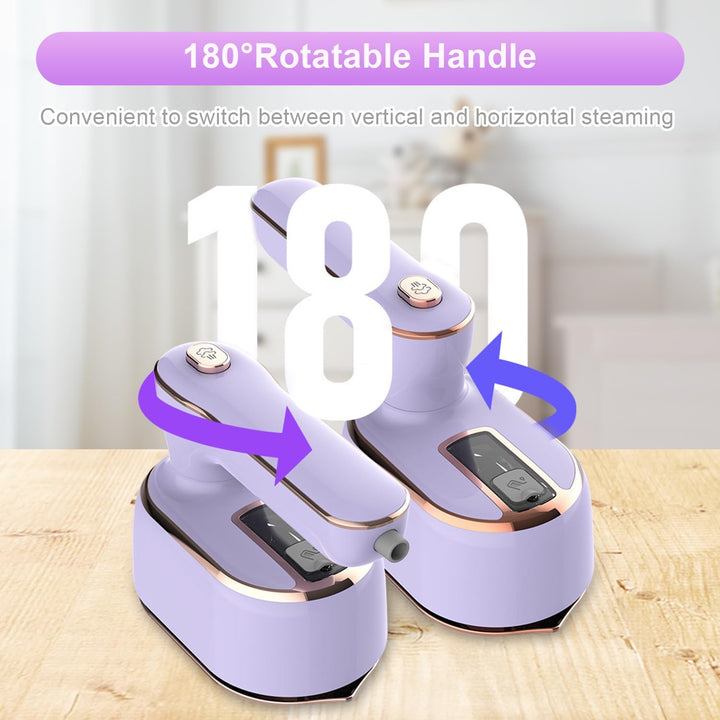 Compact Steam Iron | Irons Flat Or Steams Hanging Clothes