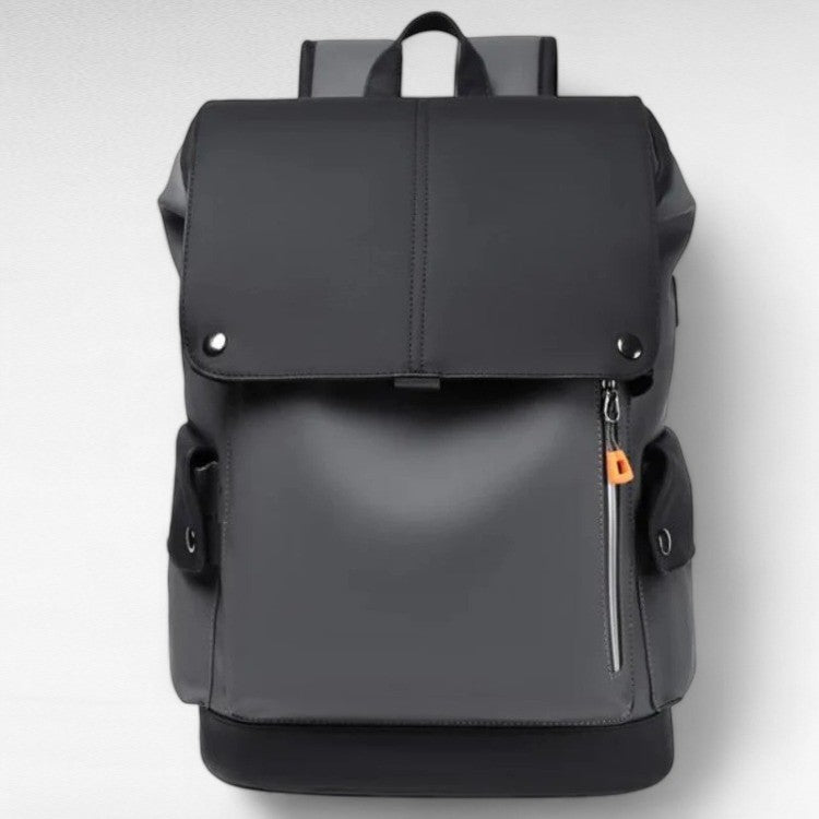 Compact Waterproof Backpack | Flap Top, Diagonal Zip
