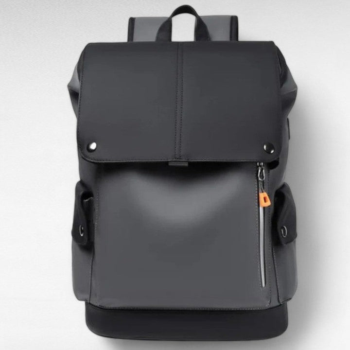 Compact Waterproof Backpack | Flap Top, Diagonal Zip