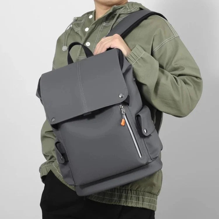 Compact Waterproof Backpack | Flap Top, Diagonal Zip