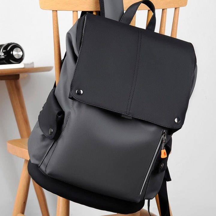 Compact Waterproof Backpack | Flap Top, Diagonal Zip