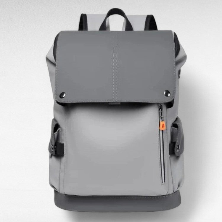 Compact Waterproof Backpack | Flap Top, Diagonal Zip