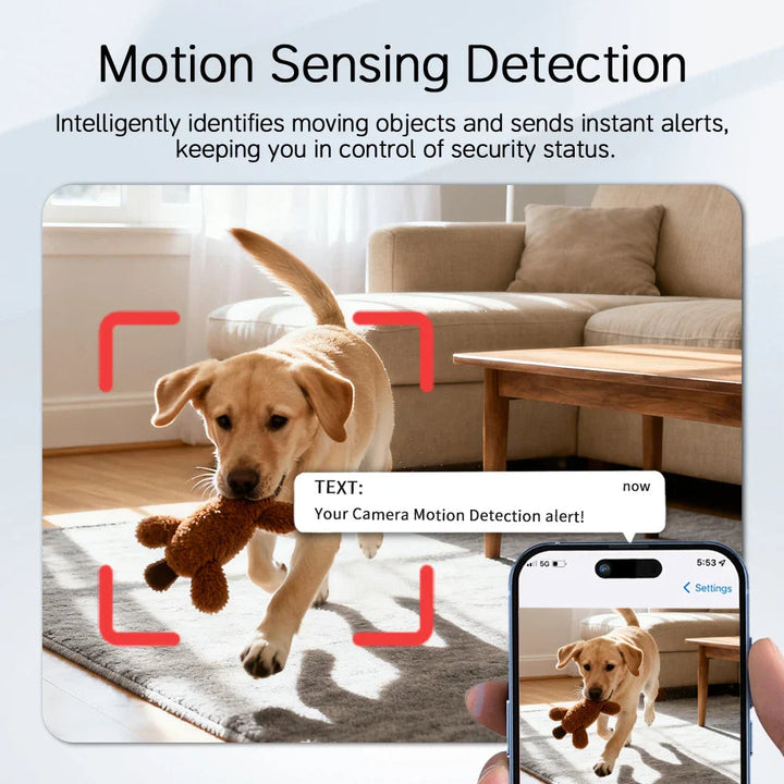 Compact WiFi Security Camera | 1080P HD with Night Vision
